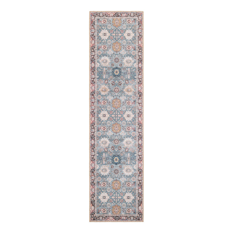 Bungalow Rose Esther Timeless Rug, Tapis de couloir 2 pi 7 po x 10 pi