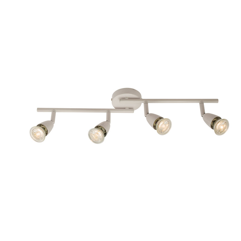Eichler Semi Flush Mount, Gloss White