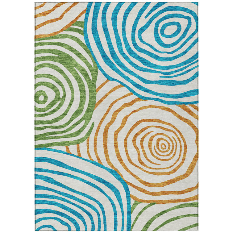 Leis Abstract Indoor / Outdoor Rug