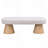 Dining Bench For Dining Room, Upholstered Bedroom End Of Bed Entryway Bench, Boucle Ottoman For Living Room, 64"L Stool Top Wood Leg 300 LBS Weight Capacity-597007331