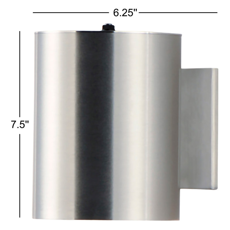 Applique murale en aluminium Calum, Argent