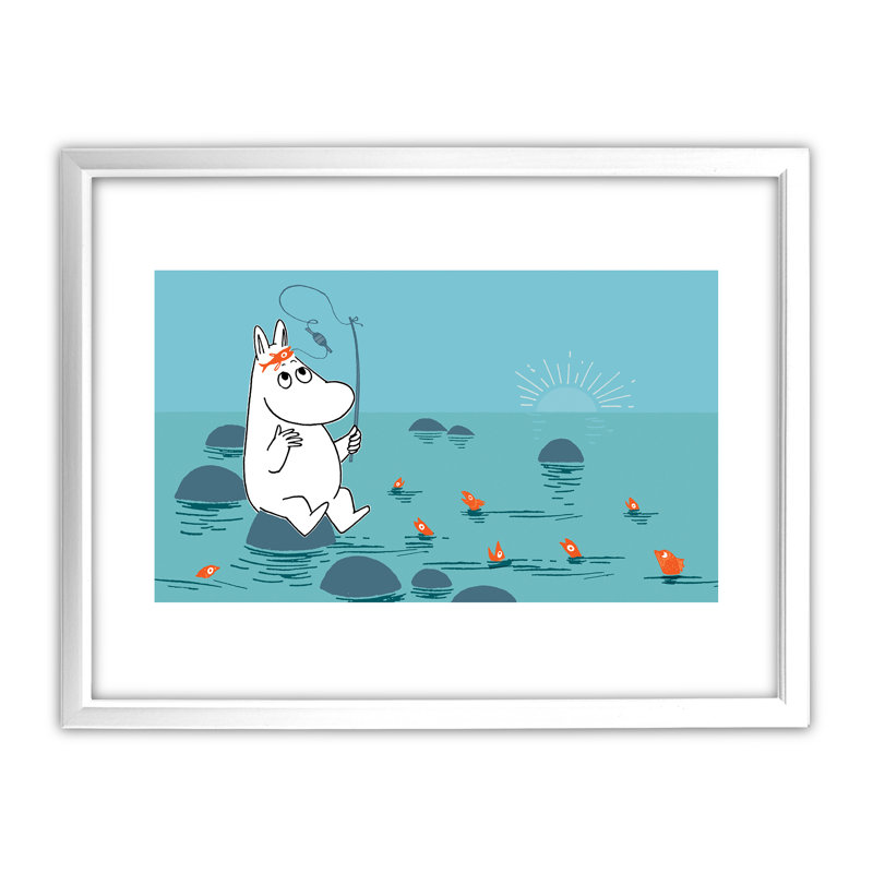 Gardendale Tove Jansson - Single Picture Frame Print, White