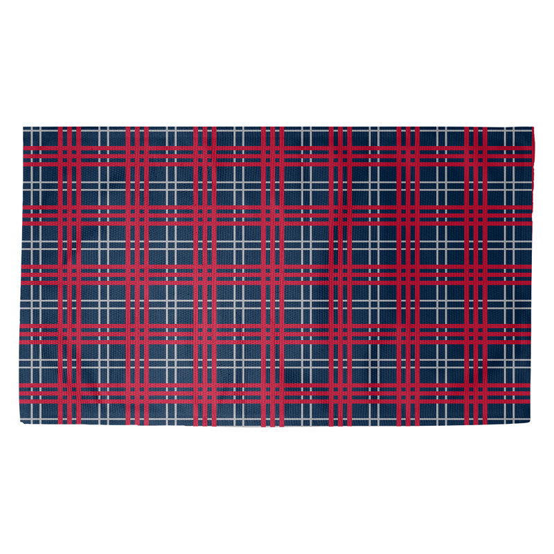 Plaid Indoor Rug, Rectangle 3' x 5'