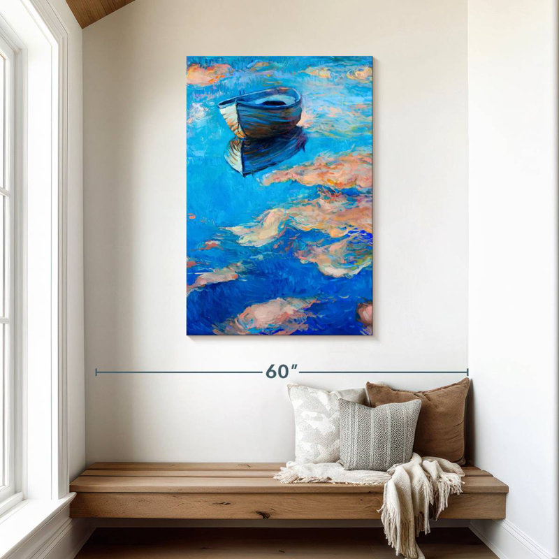 Mehar Wooden Boat, 45" H x 30" W