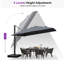 Parasol carré en porte-à-faux 11 pi x 11 pi Gaytri Arlmont & Co., gris-1772709230