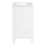 Meuble-lavabo 24 po avec lavabo en céramique, petite armoire de salle de bain, armoire moderne avec 2 tiroirs et tablette réglable-254704936