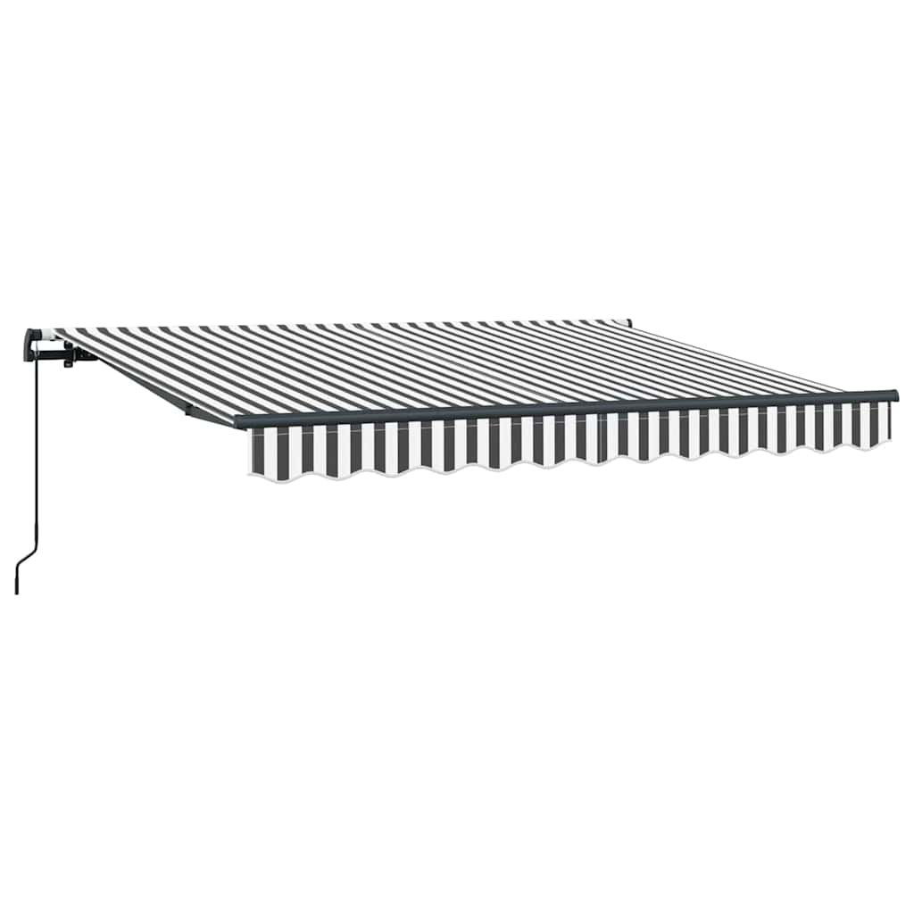 VidaXL 350cm W x 200cm D Polyester Cover Retractable Door / Window Awning