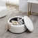 Savinien Upholstered Round Storage Ottoman