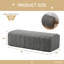  Banc de compression 51 po en peluche pour chambre à coucher ou salon-1971141736