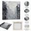«Winter Pines in Fog», art mural sur toile tendue-958353968