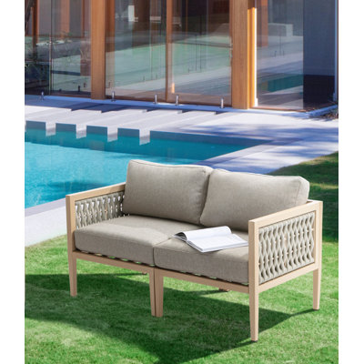 Suzuyo Weatherproof Indoor And Outdoor Modular Loveseat