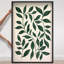 Oliver Gal Leaf Linen I Floral and Botanical - Luxury Shadowbox Framed Wall Art-537824501-537824502