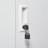 Adjustable Shelf Metal Storage Locker For Office, Home, - White Colorway Cabinet With Foldable Feature Garage, Home Locking-756189338
