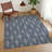 Machine Washable Indoor/Outdoor Chantille ACN2917 Lattice Rug-1640103749-1640103745