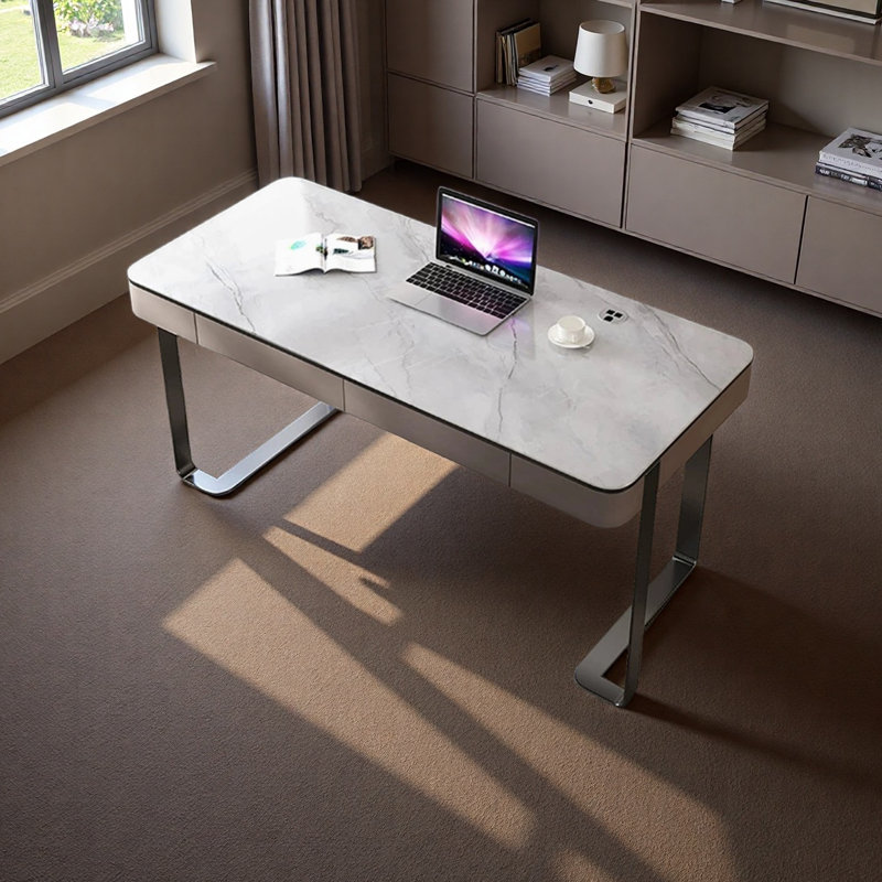 Bureau haut de gamme élégant, H 29,52 po x l 62,99 po x P 23,62 po
