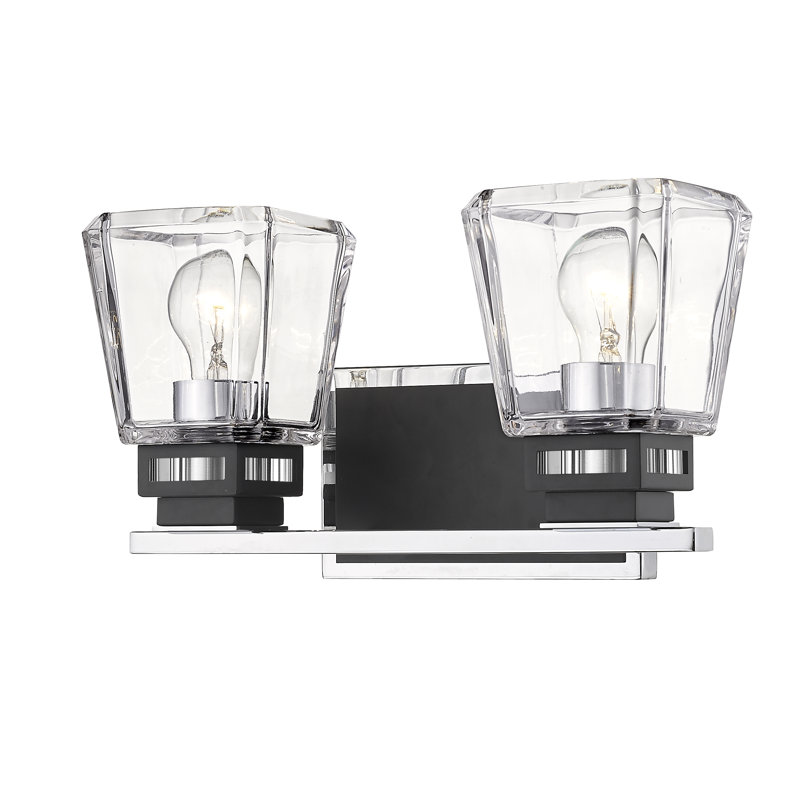 Éclairage pour meuble-lavabo 2 lumières Bedoya, Chrome
