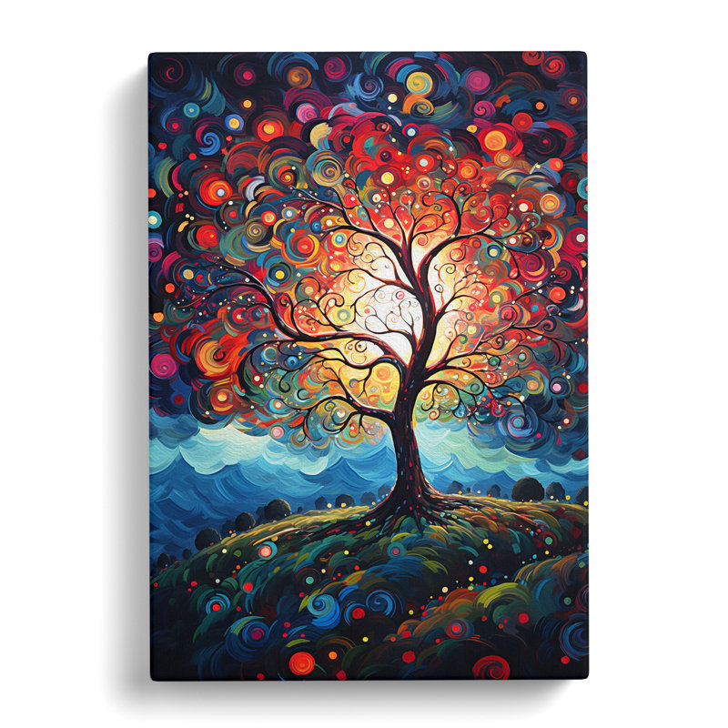 Apple Tree Expressionism No.2 - Wrapped Canvas Print, 60cm H x 40cm W x 3cm D