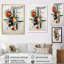 «Constructivism Geometric Constructsan Abstract», reproduction d'art sur toile encadrée-407848831-407848825
