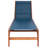 Lombardo Outdoor Eucalyptus Wood Chaise Lounge-92182551