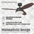 24'' Ceiling Fan with LED Lights