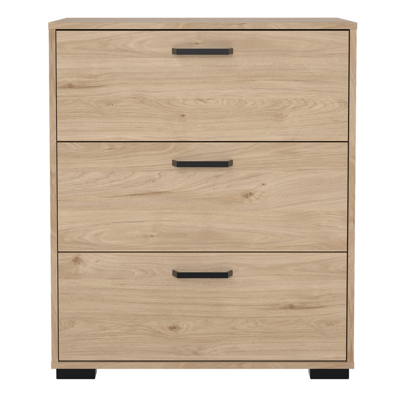 Sumehra 70.2cm W 3 - Drawer Chest of Drawers, Brown