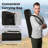 Goplus 2 Pcs Folding Camping Chair With Footrest Adjustable Backrest Padded Cushion