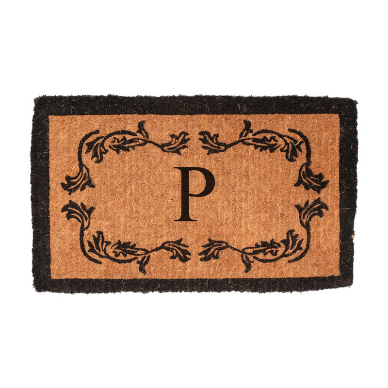 Balmer Floral Outdoor Doormat, Rectangle 3' x 6', P