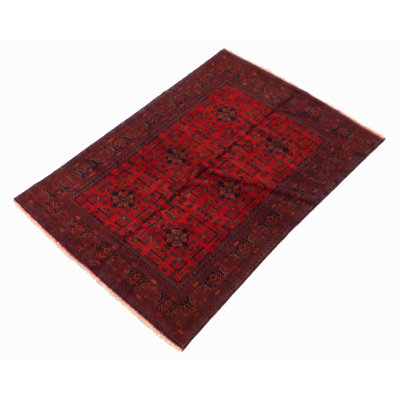 Tapis unique en laine noué à la main 4 pi 11 po x 6 pi 6 po nouvel âge Irantxu