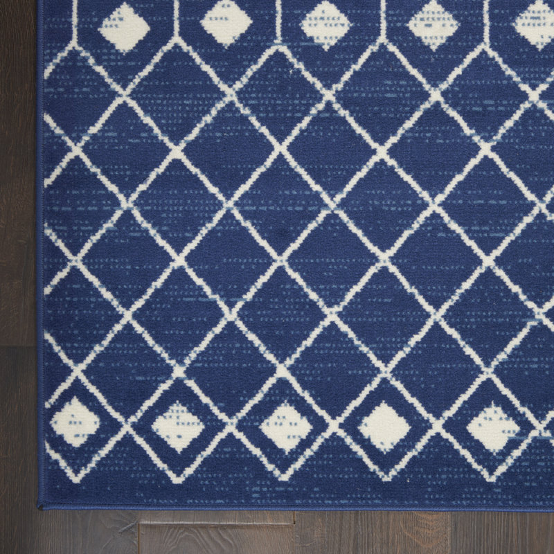 Brahn Argyle Indoor Rug, Rectangle 3'9" x 5'9"