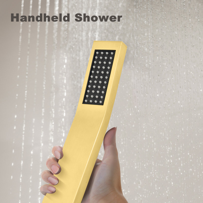Diverter Accent, Brushed Gold