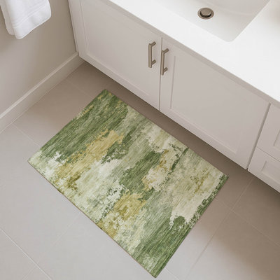 Tapis abstrait lavable à la machine de qualité supérieure Mayfield AMF2372