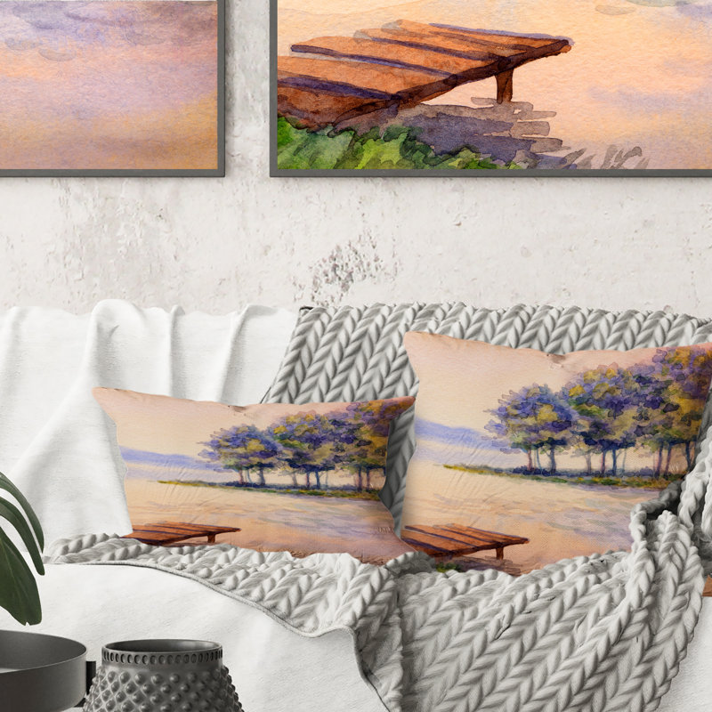 Floral Throw Pillow