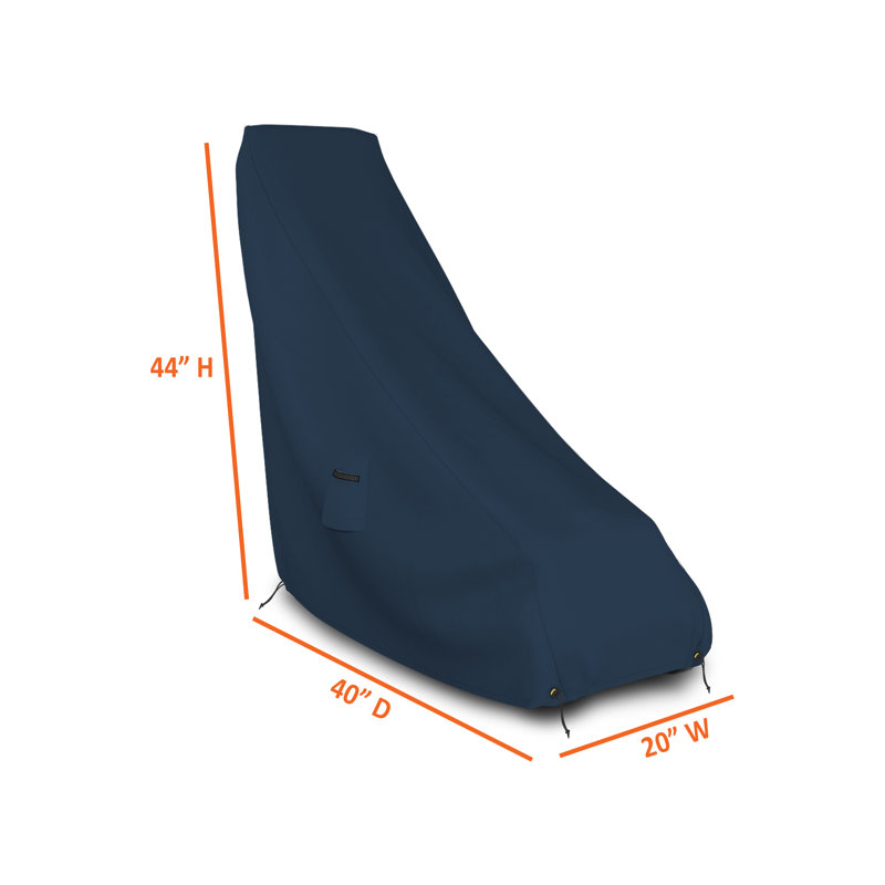 Outdoor Furniture Cover Cover, 111.8cm H x 101.6cm W x 50.8cm D, Blue