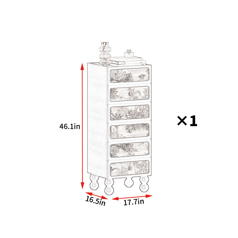 Commode d'appoint de style minimaliste moderne