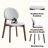 Hadasa Walnut & Light Gray Finish 5Pcs Dining Room Set