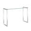 Chinue 120cm Glass Top Console Table