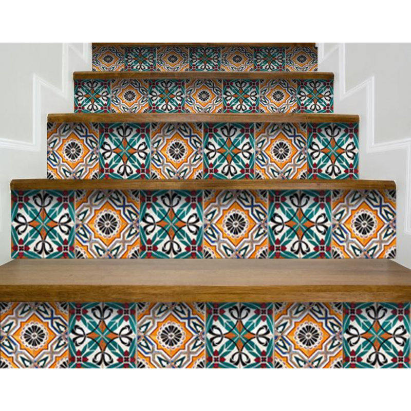 8'' W x 8'' L Vinyl Peel and Stick Mosaic Tile