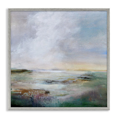 Abstract Sea Surface Framed Giclee Art by Karen Hale