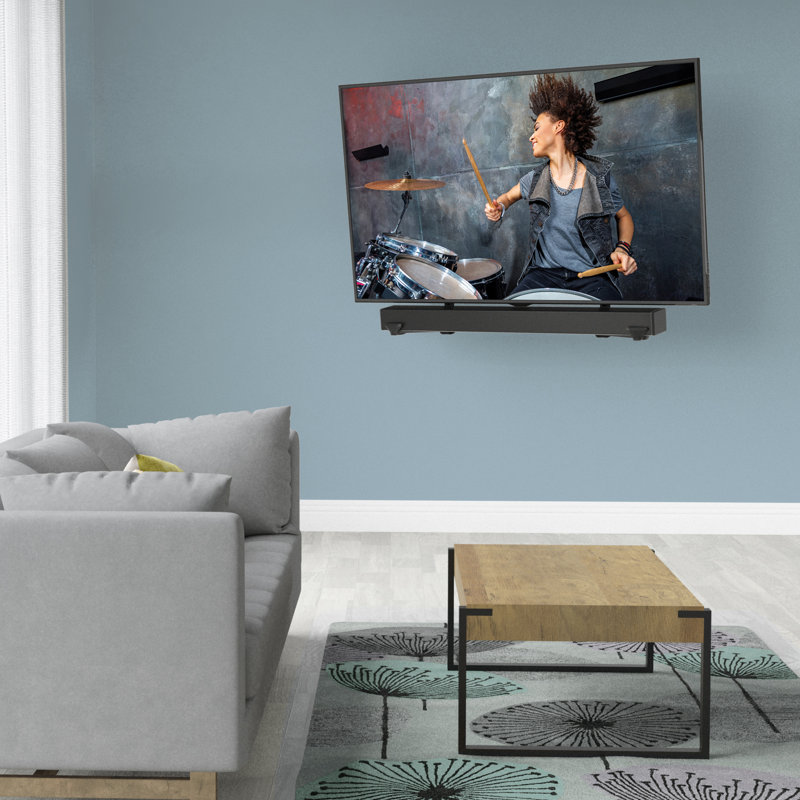 Universal & Sonos Adjustable Soundbar Mount for TVs, Black