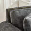 Canapé Chesterfield à accoudoirs roulés avec tête de clou 85,62 po Gillianne-403810518
