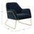 Flagg Velvet Armchair-384862348