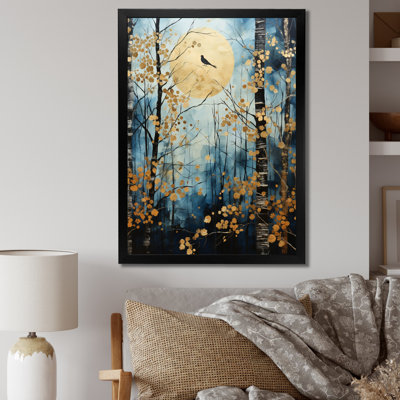 Zakhari Birch Woods Moonlit Symphony I sur impression sur toile