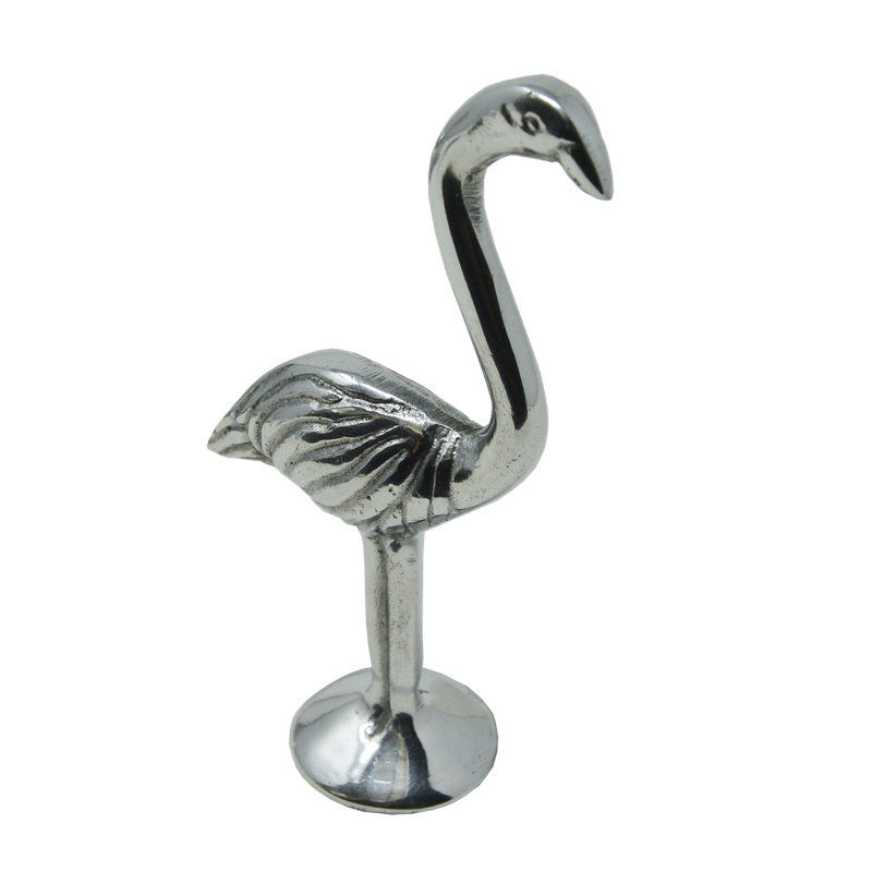 Porte-anneau étain flamant rose