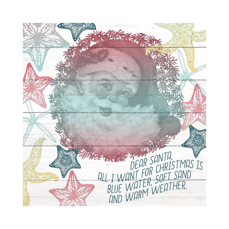 Dear Santa by Kimberly Allen - Wrapped Canvas Gallery-Wrapped Canvas Giclée, 66.04cm H x 66.04cm W