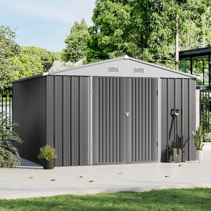 Double Door Garden Storage Shed
