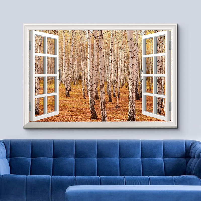 Autumn Fall " Autumn Birch Forest "