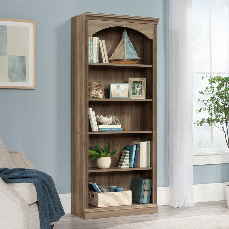 Dorset 5-Shelf Bookcase In Salt Oak, Salt Oak