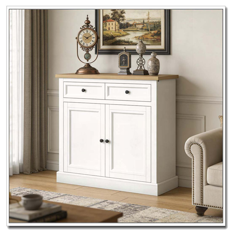Console moderne en grain de bois pour la décoration intérieure