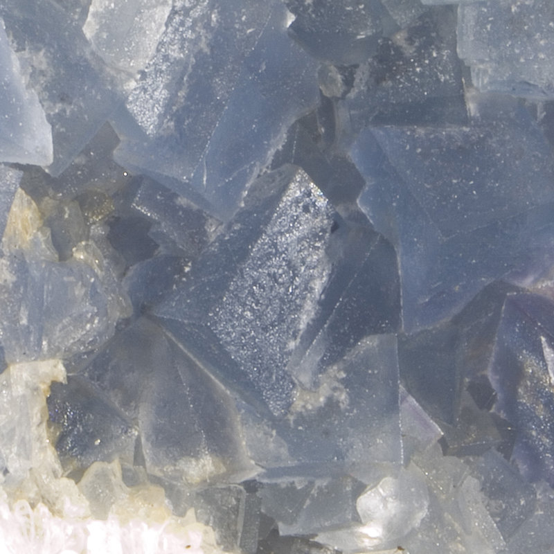 Fluorite bleue - Mine Blanchard, Nouveau-Mexique, États-Unis