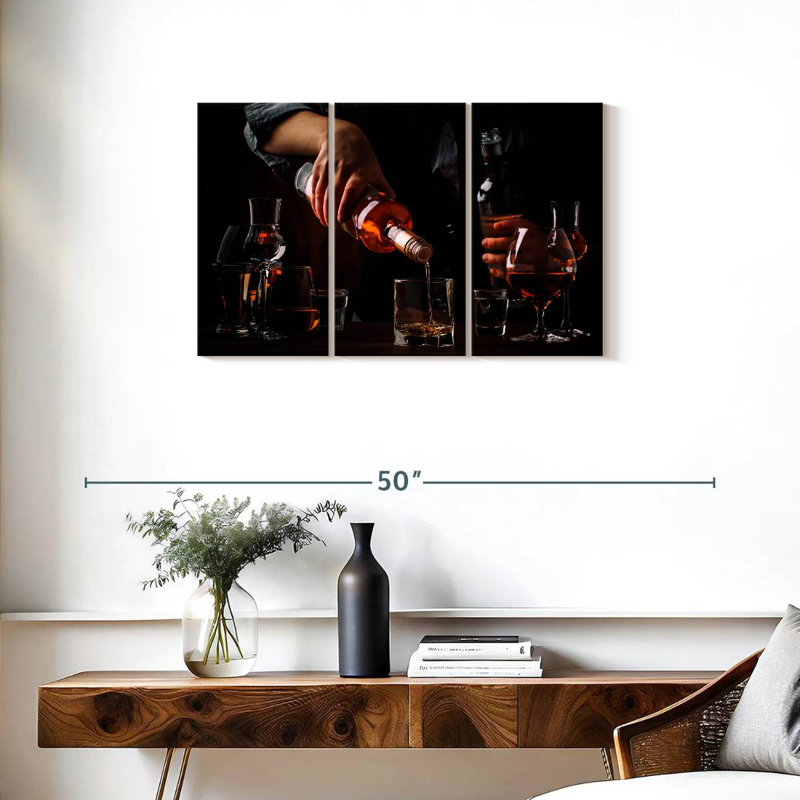 Yarlin Bartender Pouring Drinks, 20" H x 33" W